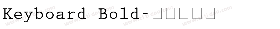 Keyboard Bold字体转换